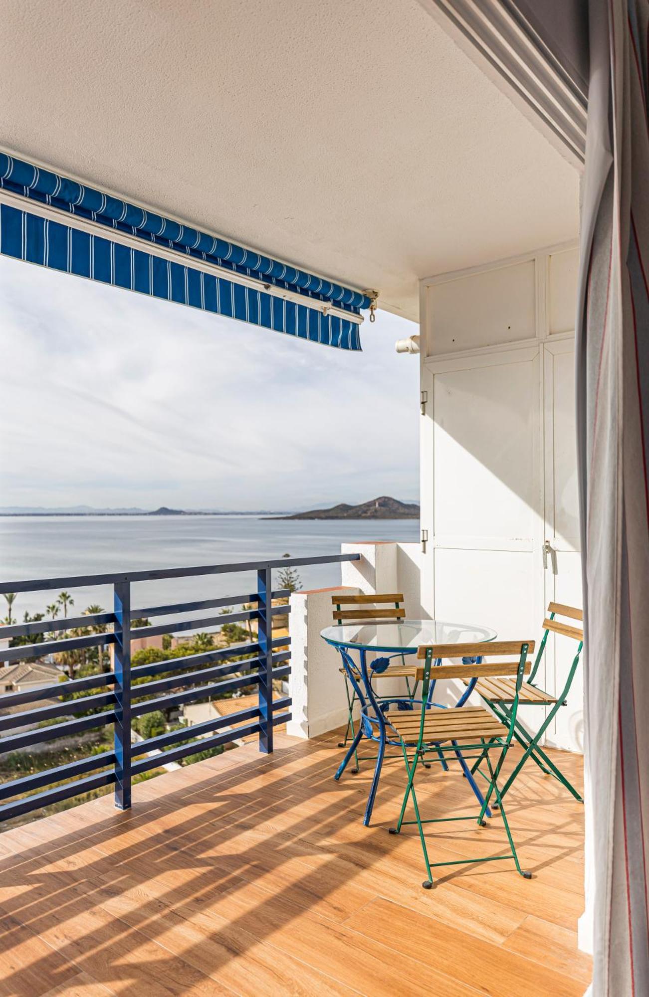 The Manga Beach Sea View Studio Crystal Clear Water & Sandy Beach, Fibre Wifi & Airco 拉曼加戴尔马尔梅纳 外观 照片